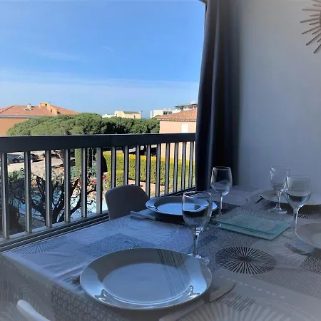 Baie De Sanary - Beau F2 Bord De Avec Piscine Apartamento *